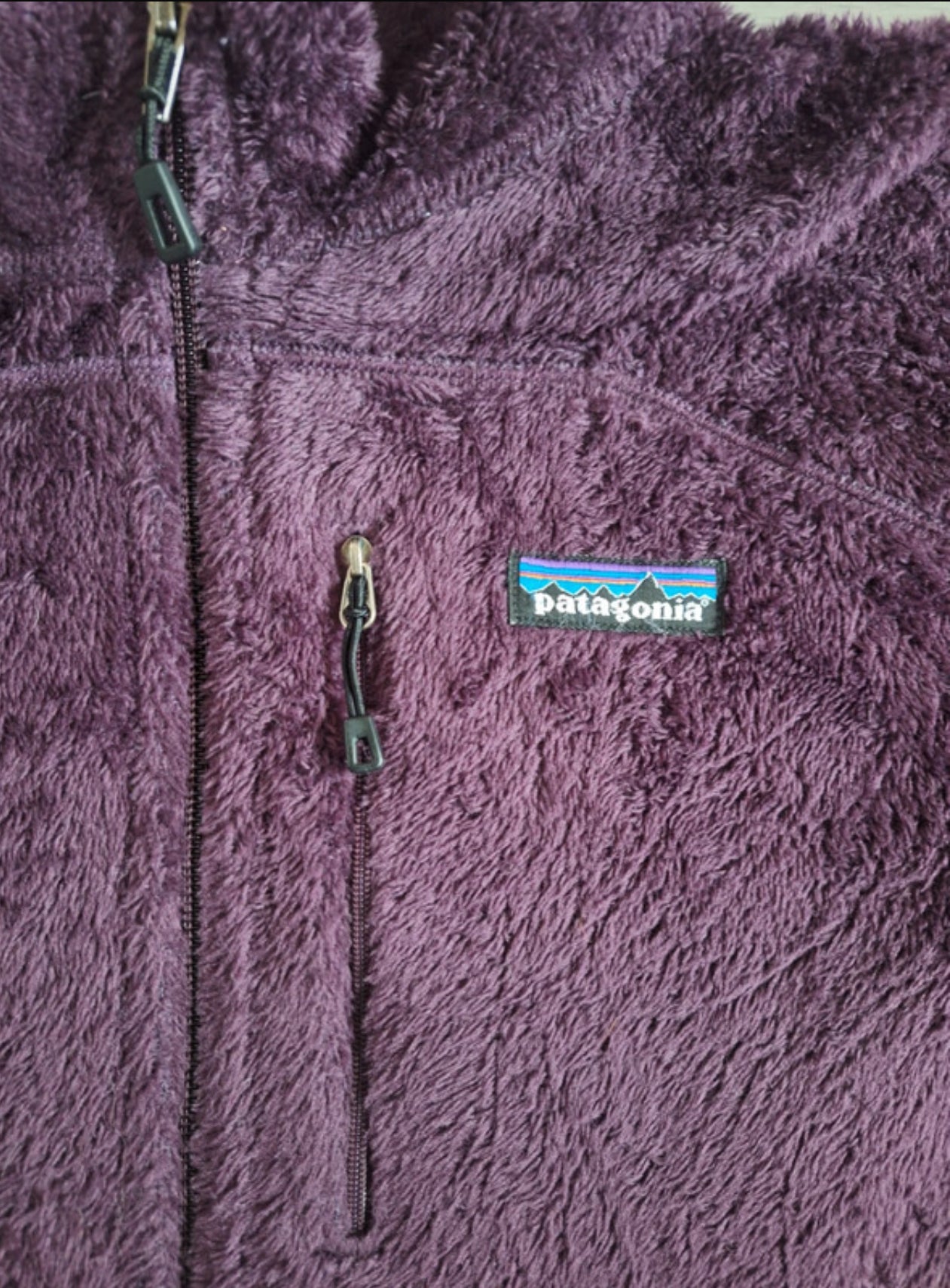 Patagonia R1 Fleece Jacke (M Damen) Pile /Teddy Aubergine lila