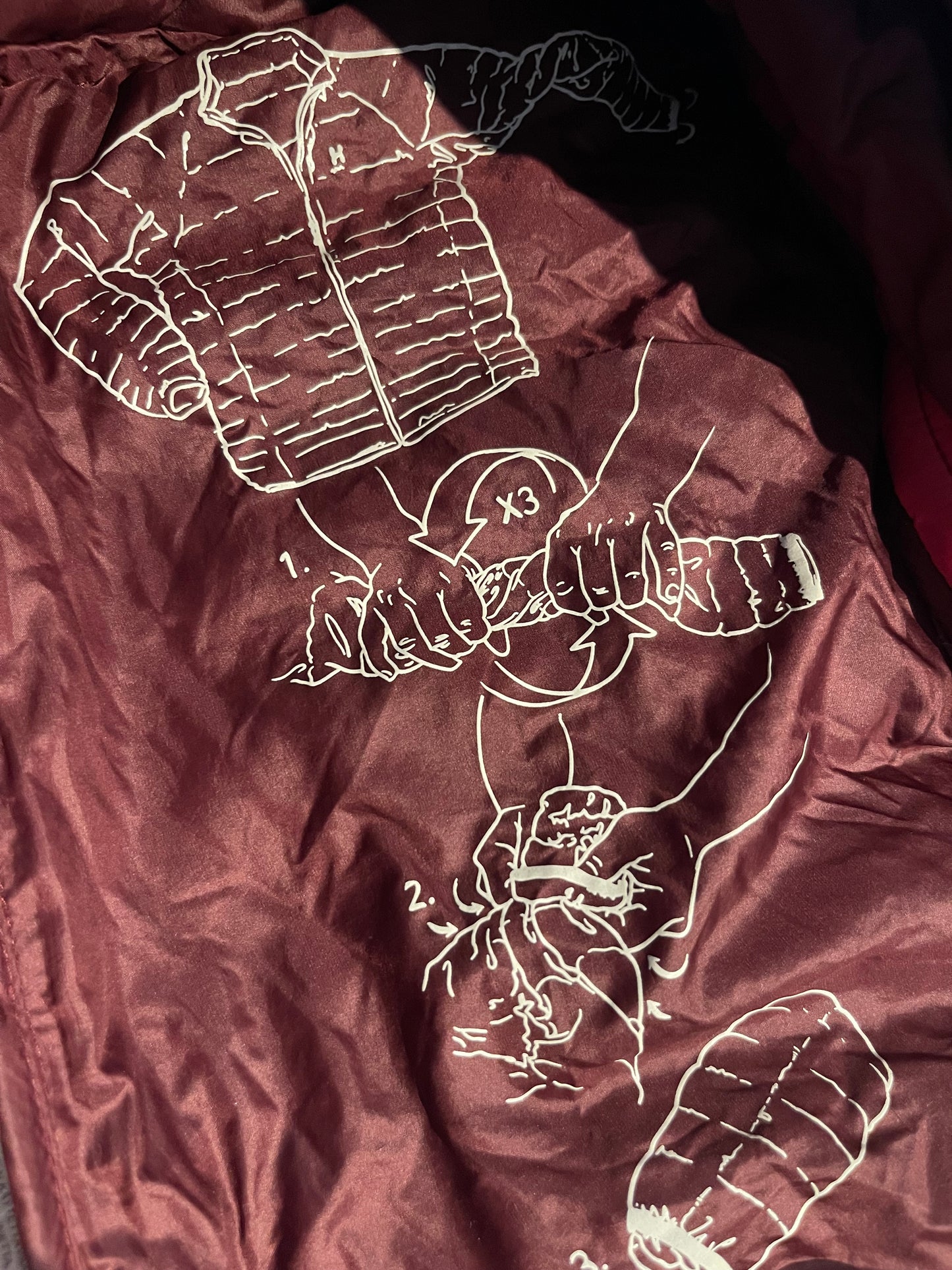 Daunen Jacke von Haglöfs (L Damen) Steppjacke mit Kapuze beerenfarbig