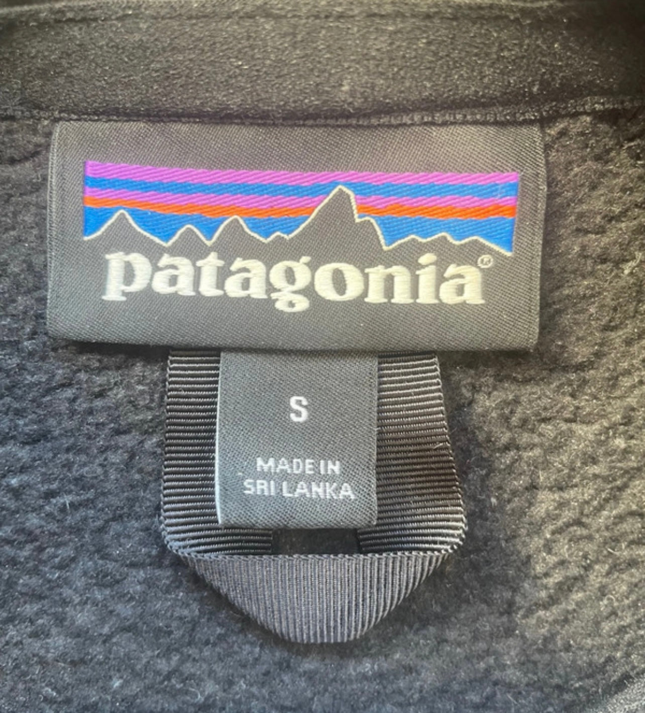Zipper Fleece Jacke von Patagonia (S Herren) Better Sweater schwarz