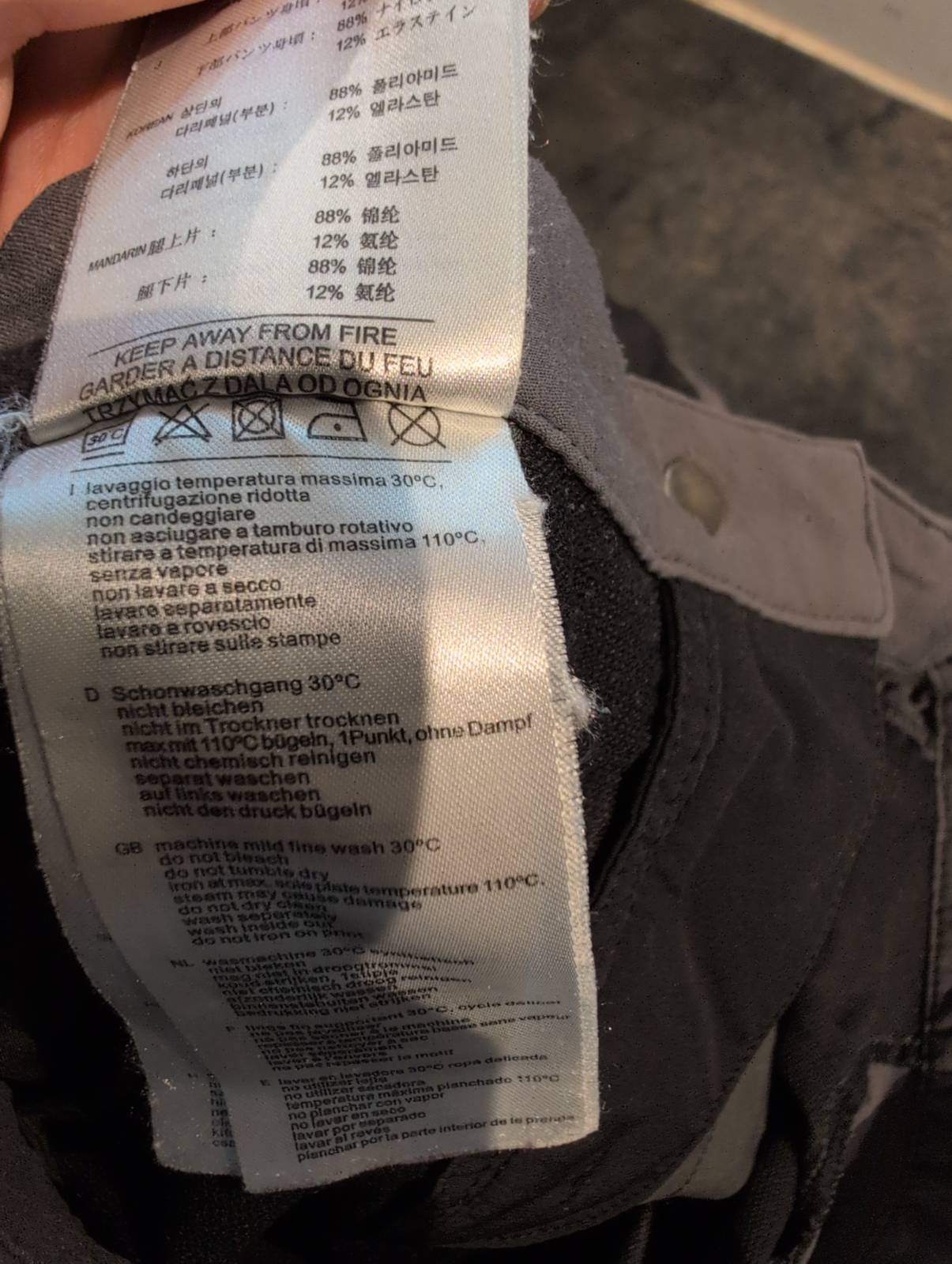 Leichte Softshell Hose von Salewa (M Damen) Kletterhose grau