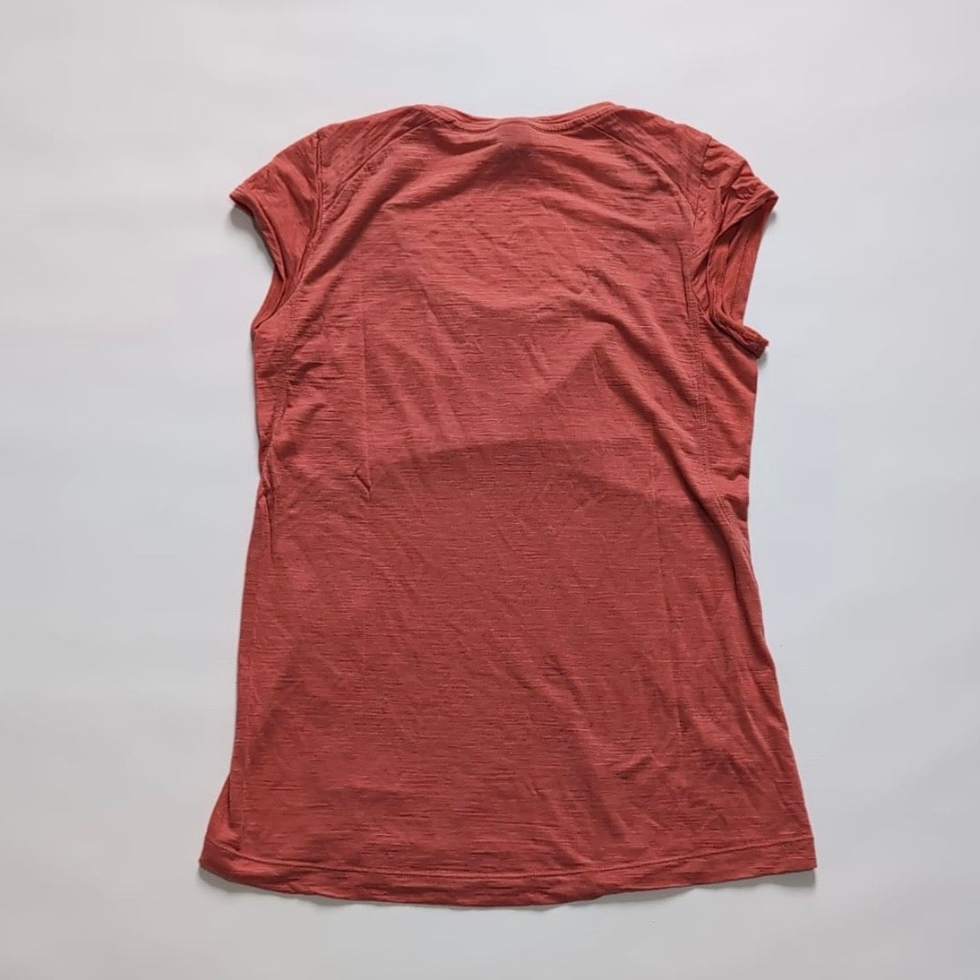 Merino T-Shirt von Icebreaker (S Damen ) korallenrot mit Print New Zealand
