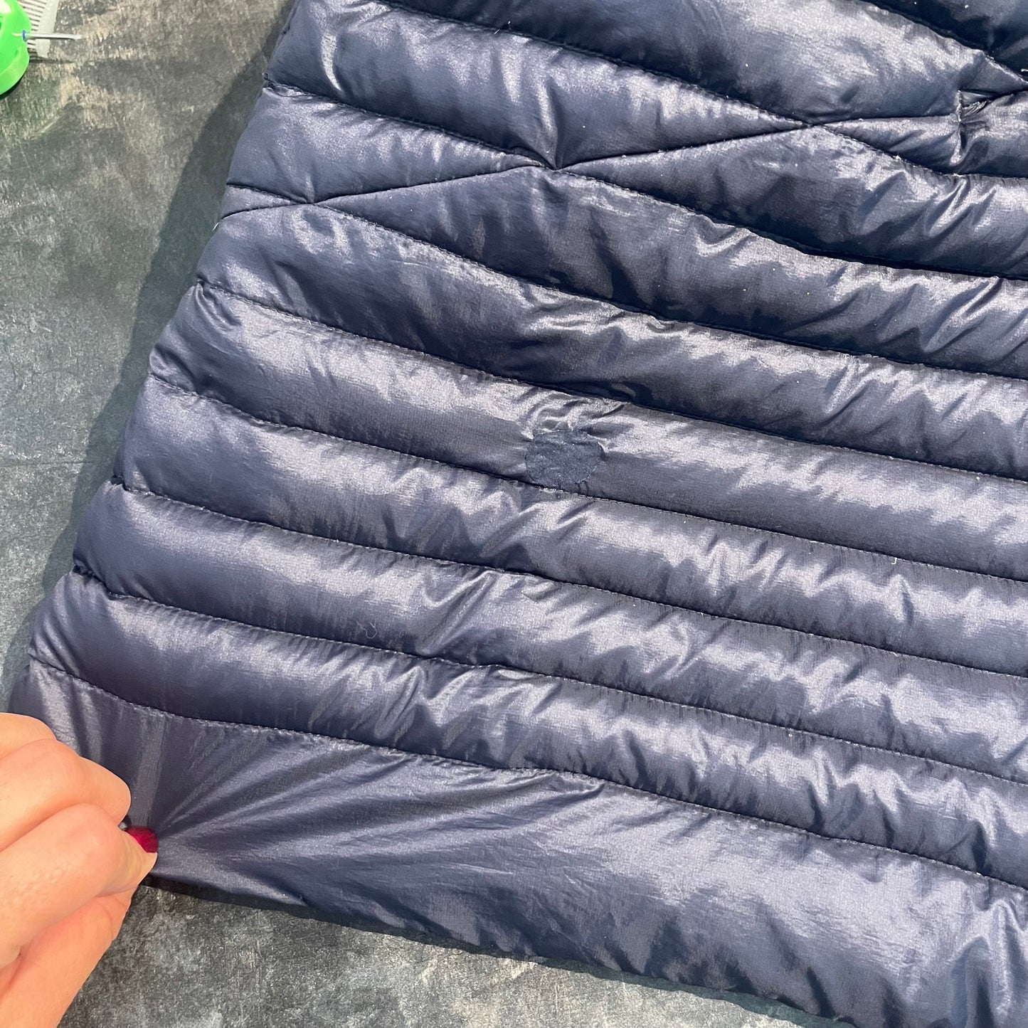 Lange Daunen Jacke von Mammut Eiger (L Damen) Parka dunkelblau
