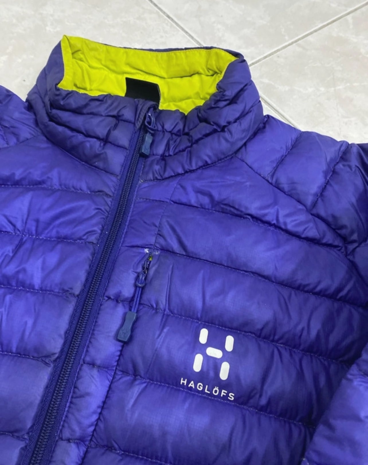 Daunen Stepp- Jacke von Haglöfs M (Herren) blau