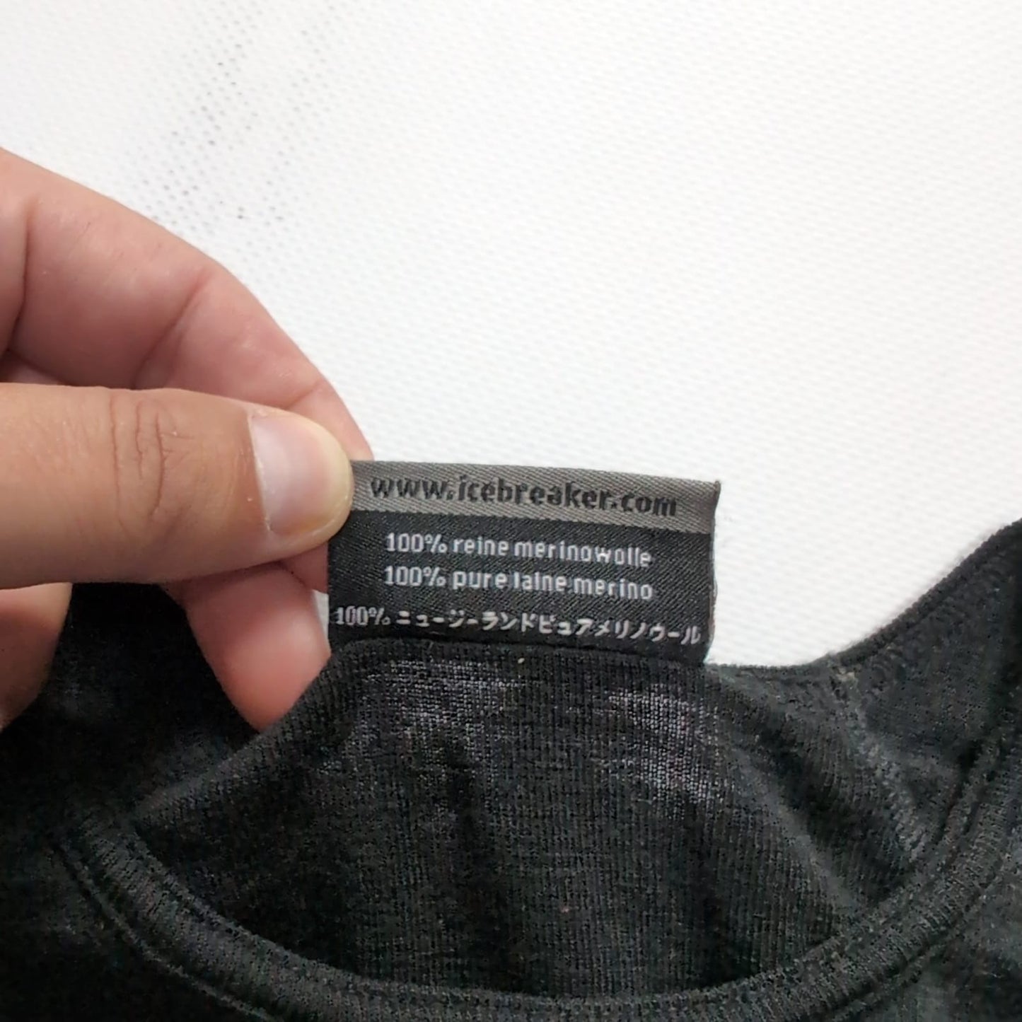 Pure Merino T-Shirt von Icebreaker 200 ( M Damen) Baselayer schwarz