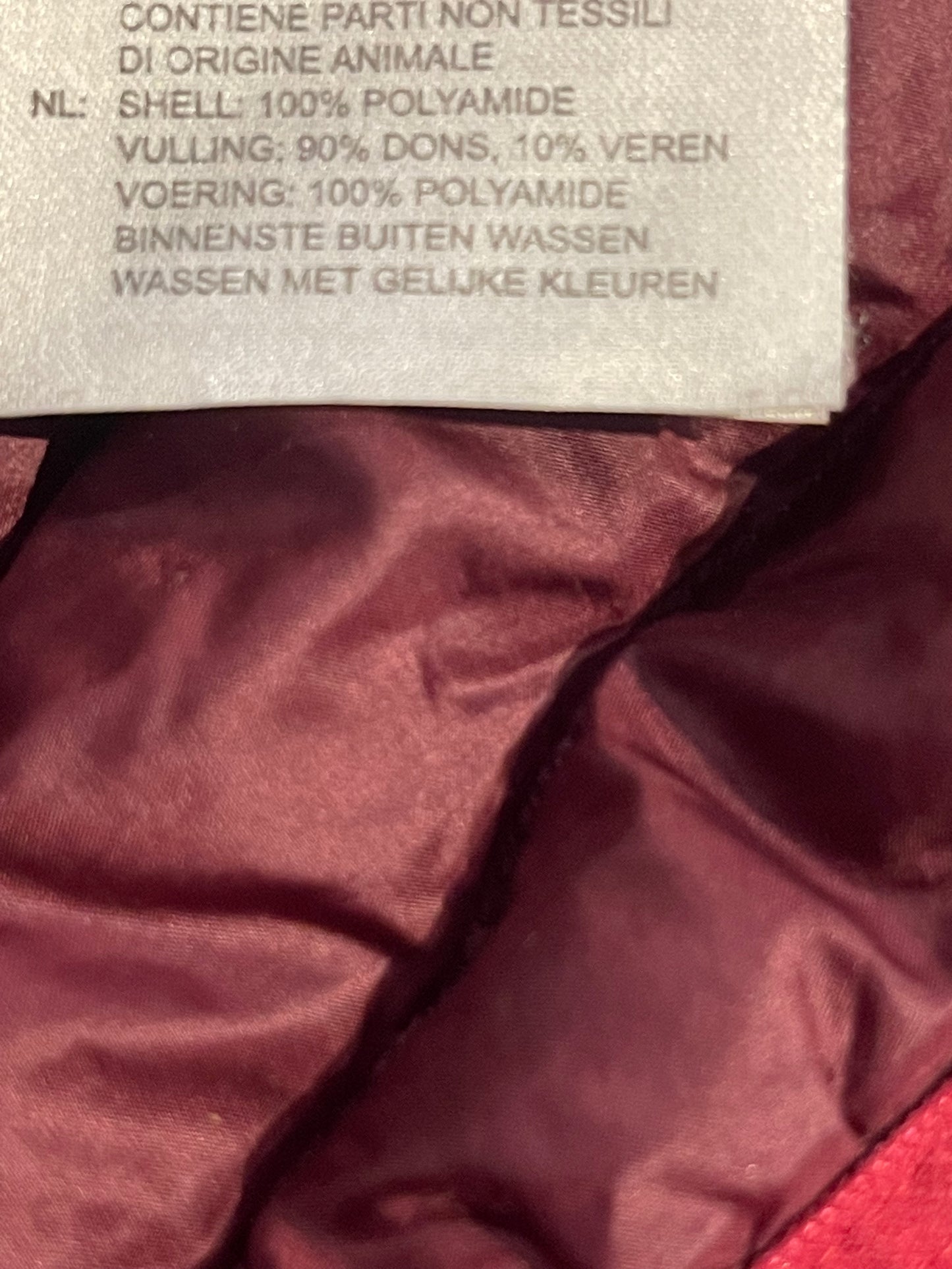 Daunen Jacke von Haglöfs (L Damen) Steppjacke mit Kapuze beerenfarbig