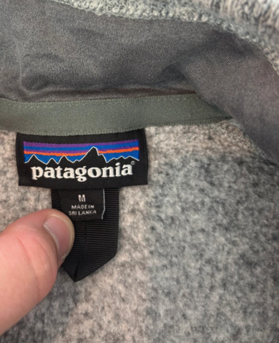 Patagonia Better Sweater Weste (M Herren) Strickoptik Fleece grau