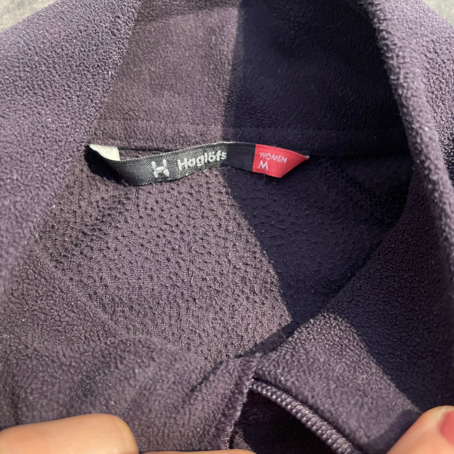 Fleece Jacke von Haglöfs (Damen M) Polartec lila
