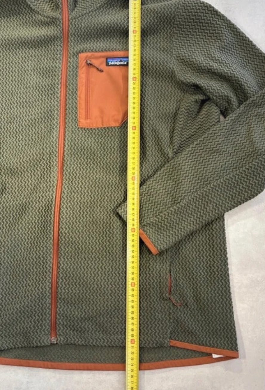 Patagonia R1 Air Fleece Full-Zip Hoody (XL Herren) Olive grün
