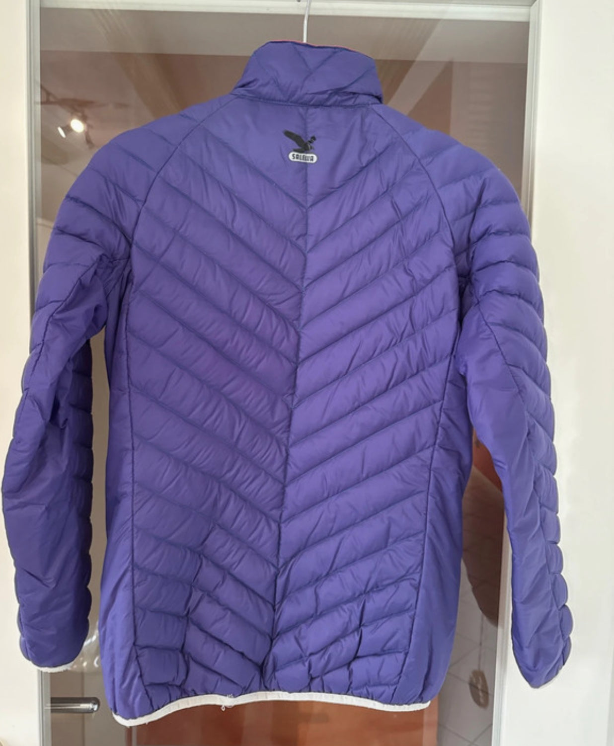 Daunen Jacke Salewa (S Damen) Isolations Steppjacke lila
