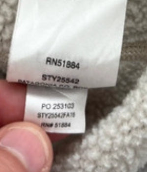 Patagonia Fleece Jacke (S Damen) Better Sweater creme