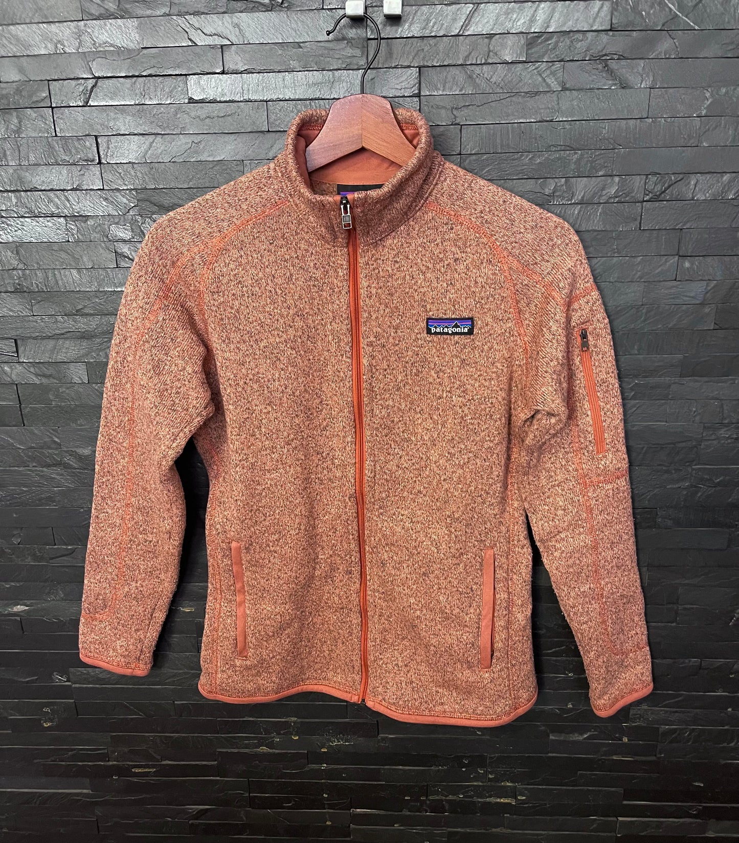 Zipper Fleece Jacke von Patagonia (XS Damen) Better Sweater rosa