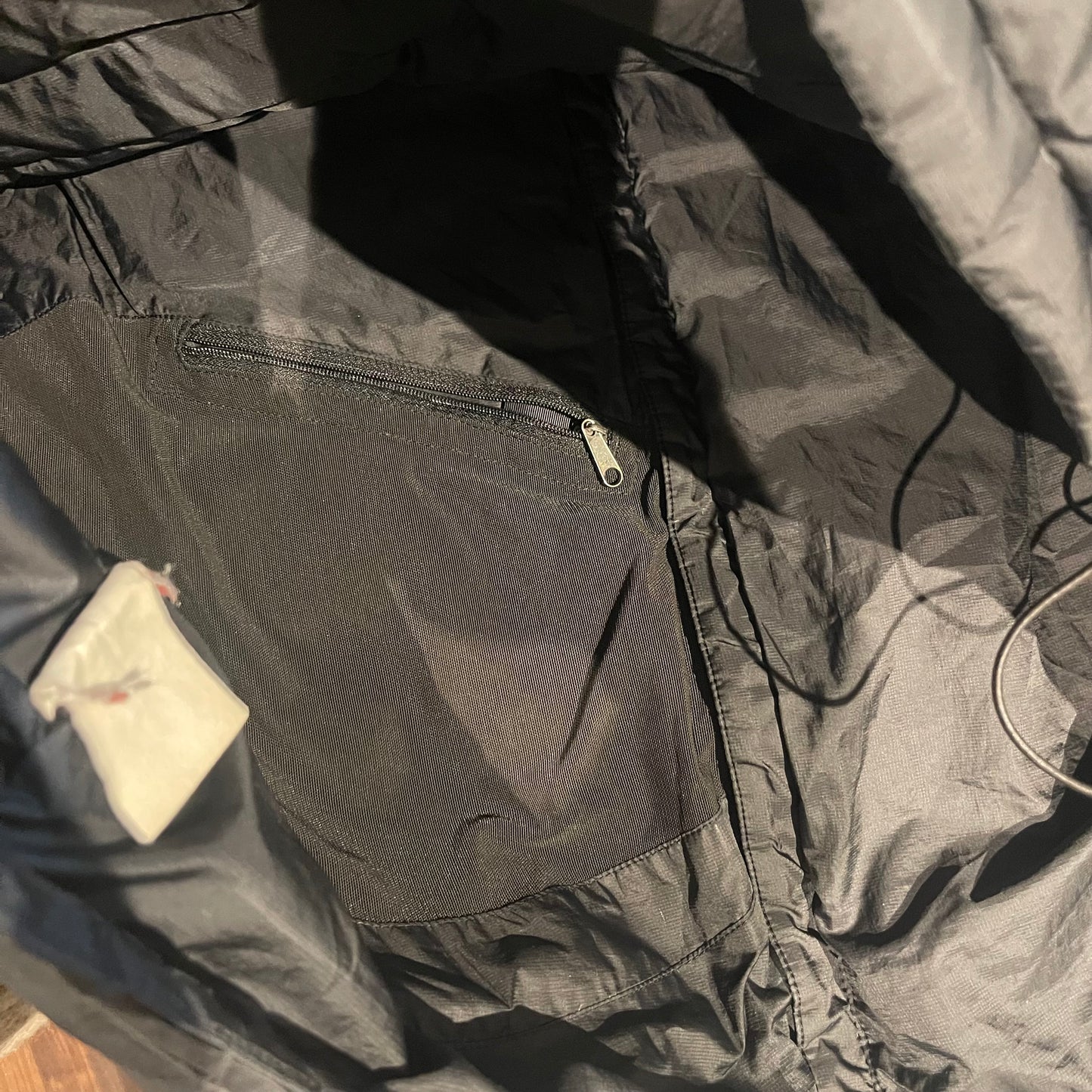 Patagonia leichte Daunen Jacke (Herren L) schwarz