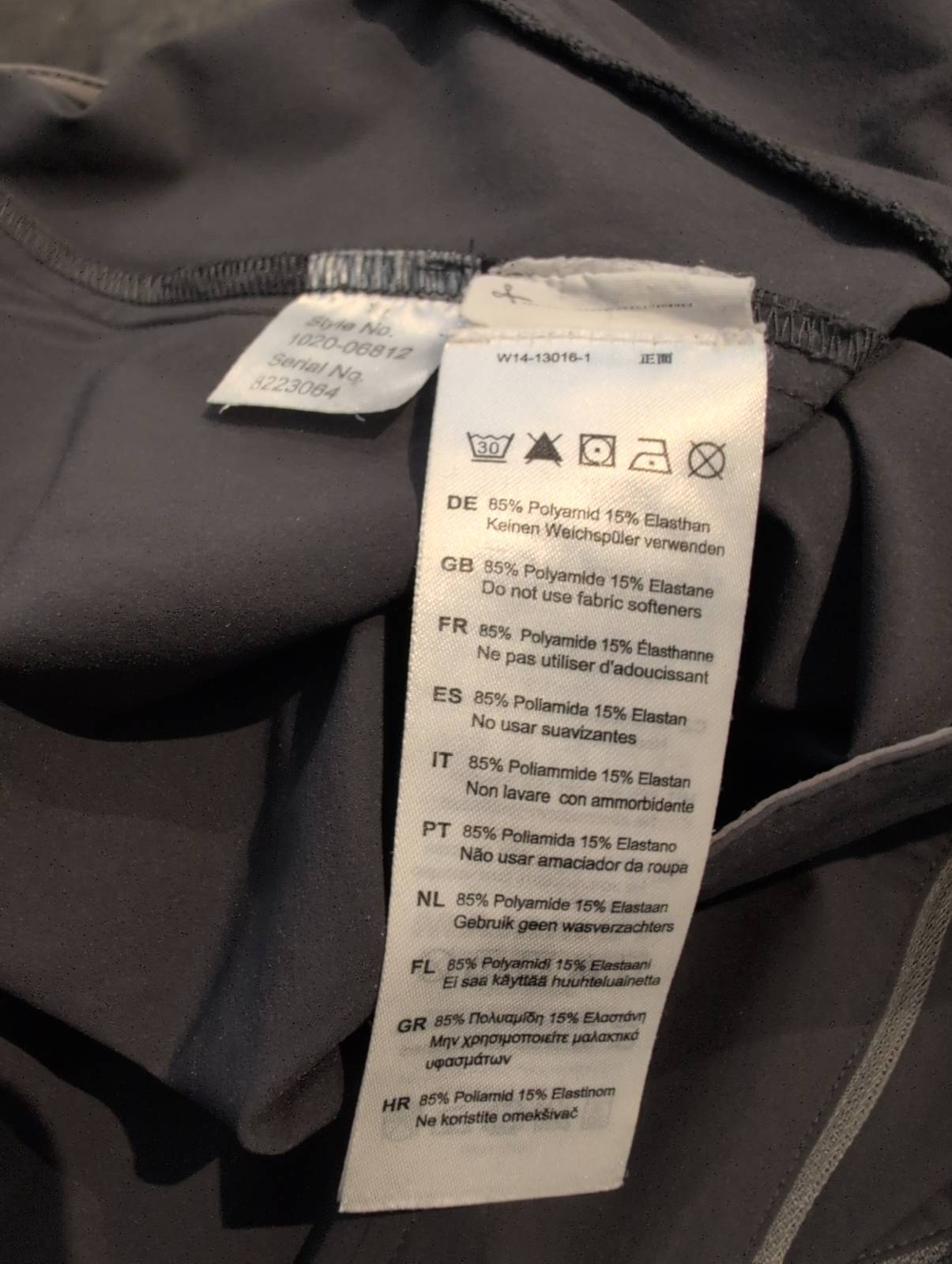 Leichte Softshell Hose von Mammut (XL kurz: 26 Herren) grau - wanderlich.com