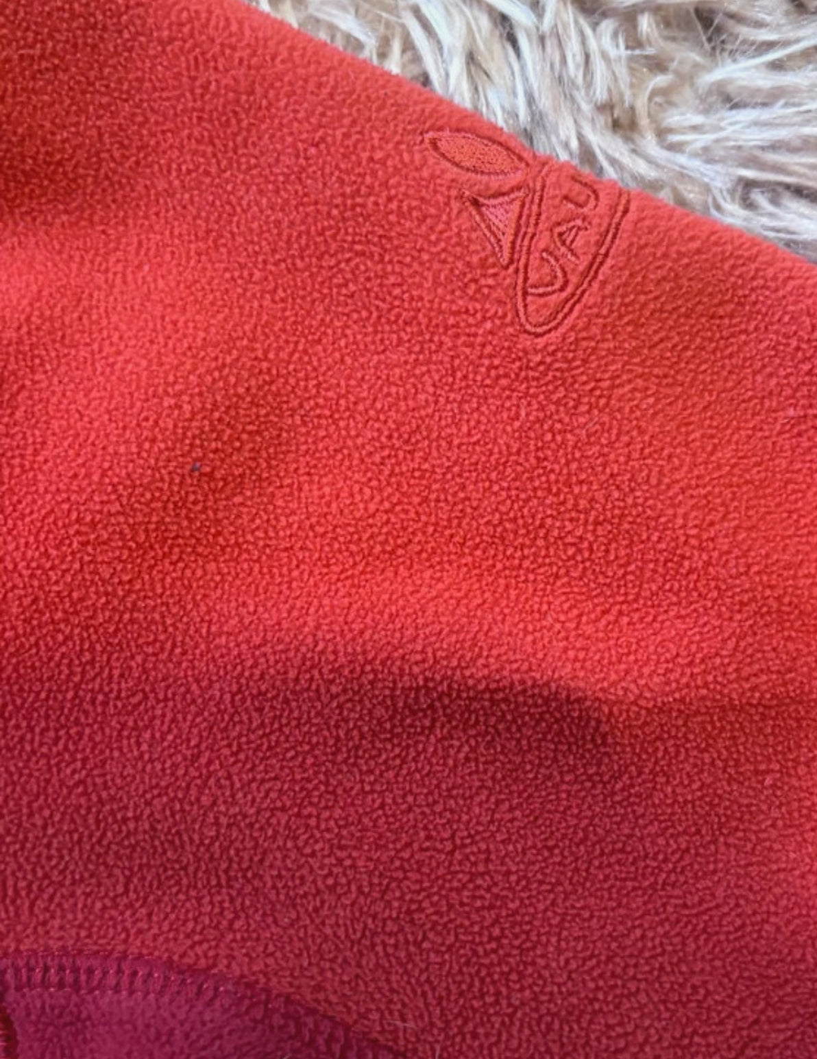 Windproof Jacke von Vaude (L Damen) Softshell Fleece rot orange