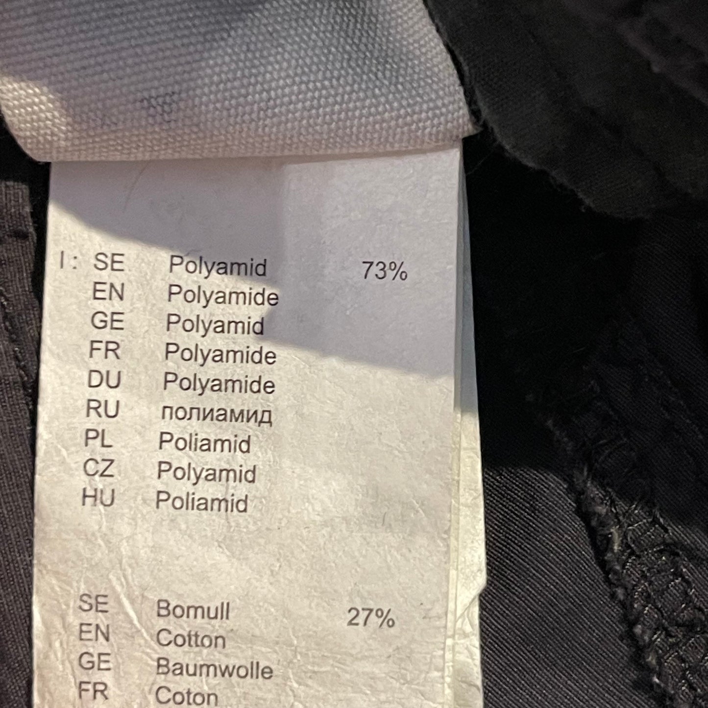 Zip Off Hose Fjällräven (L Damen) Anthrazit