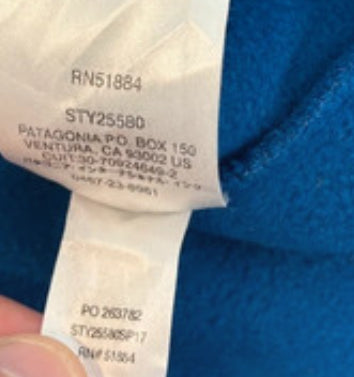 Patagonia Fleece Pullover (L Herren) Sweatshirt Synchilla blau