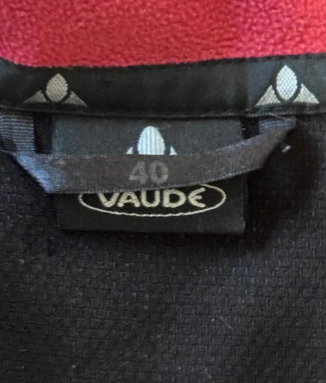 Windproof Jacke von Vaude (L Damen) Softshell Fleece rot orange