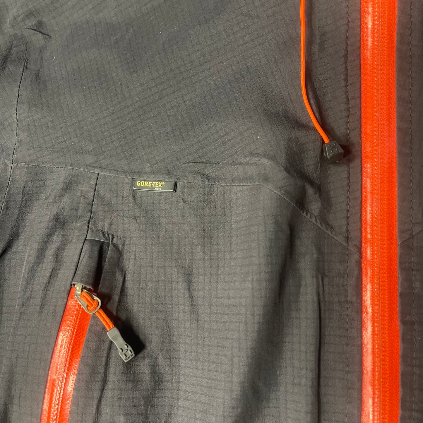Dünne Hardshell Jacke von Haglöfs (S Damen) Goretex schwarz