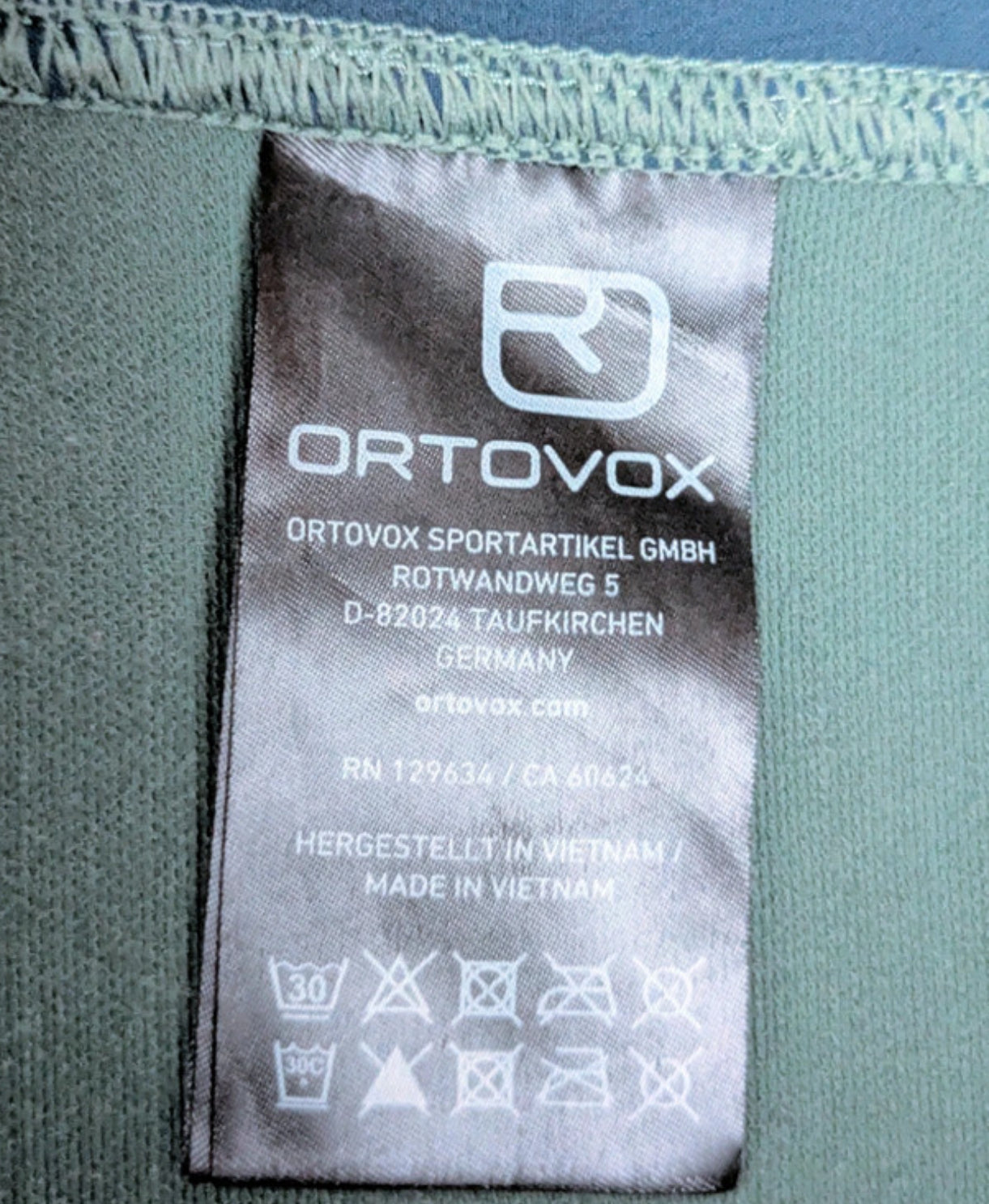 Weste von Ortovox Merino Inside (M Herren) Softshell grün
