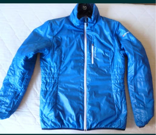 Wende Jacke von Ortovox Swisswool inside (L Damen) schwarz blau