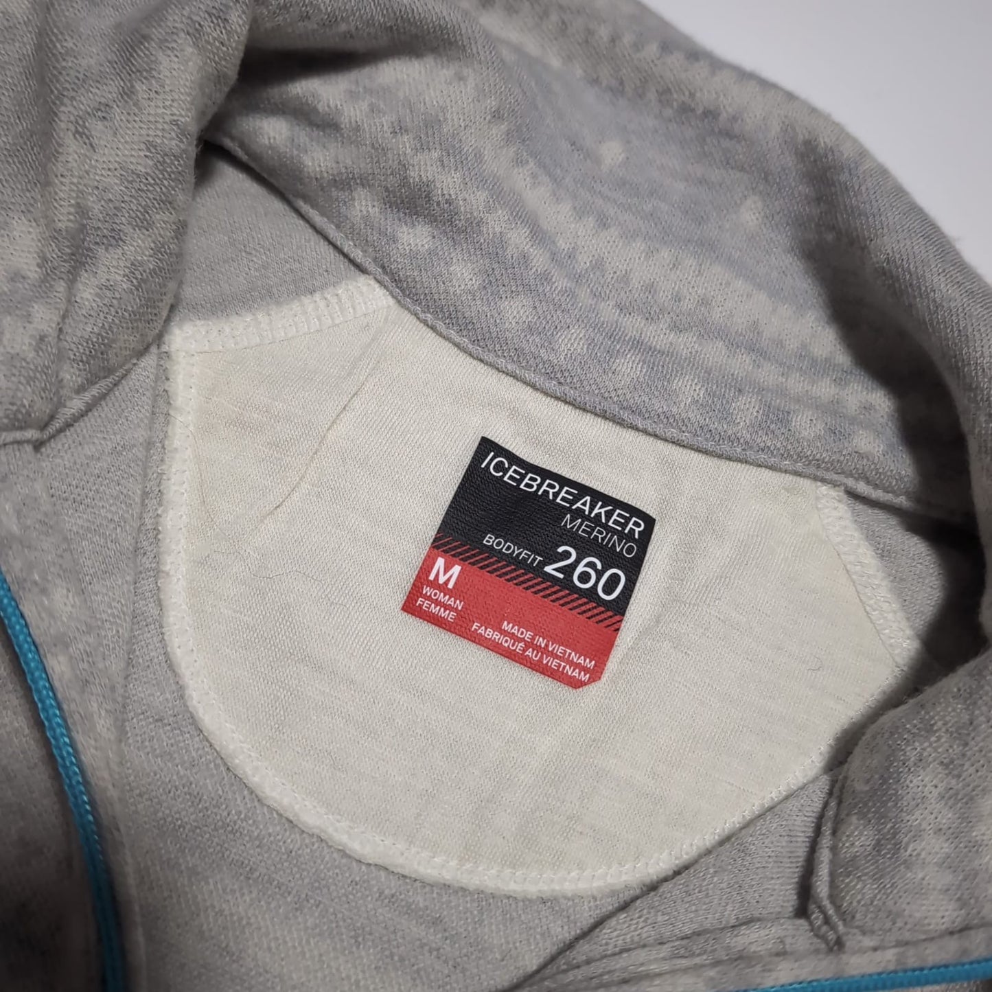 Longsleeve von Icebreaker (M Damen) Merino 260 grau gemustert