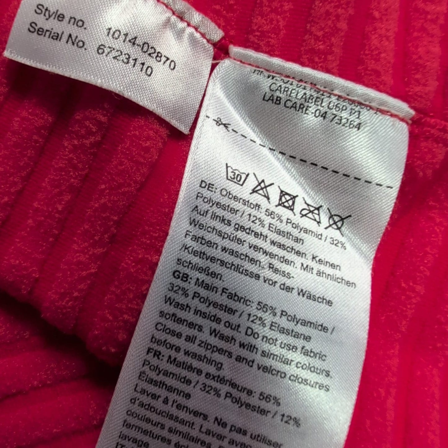 Fleece Jacke von Mammut (S Damen) Zip Hoodie neonrot