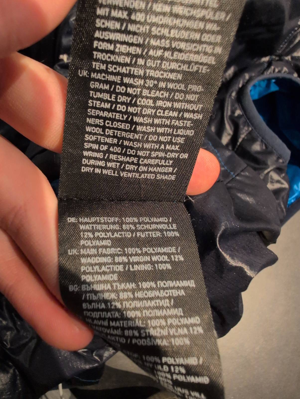 Wende Weste von Ortovox Swisswool Inside (L Herren) schwarz blau - wanderlich.com
