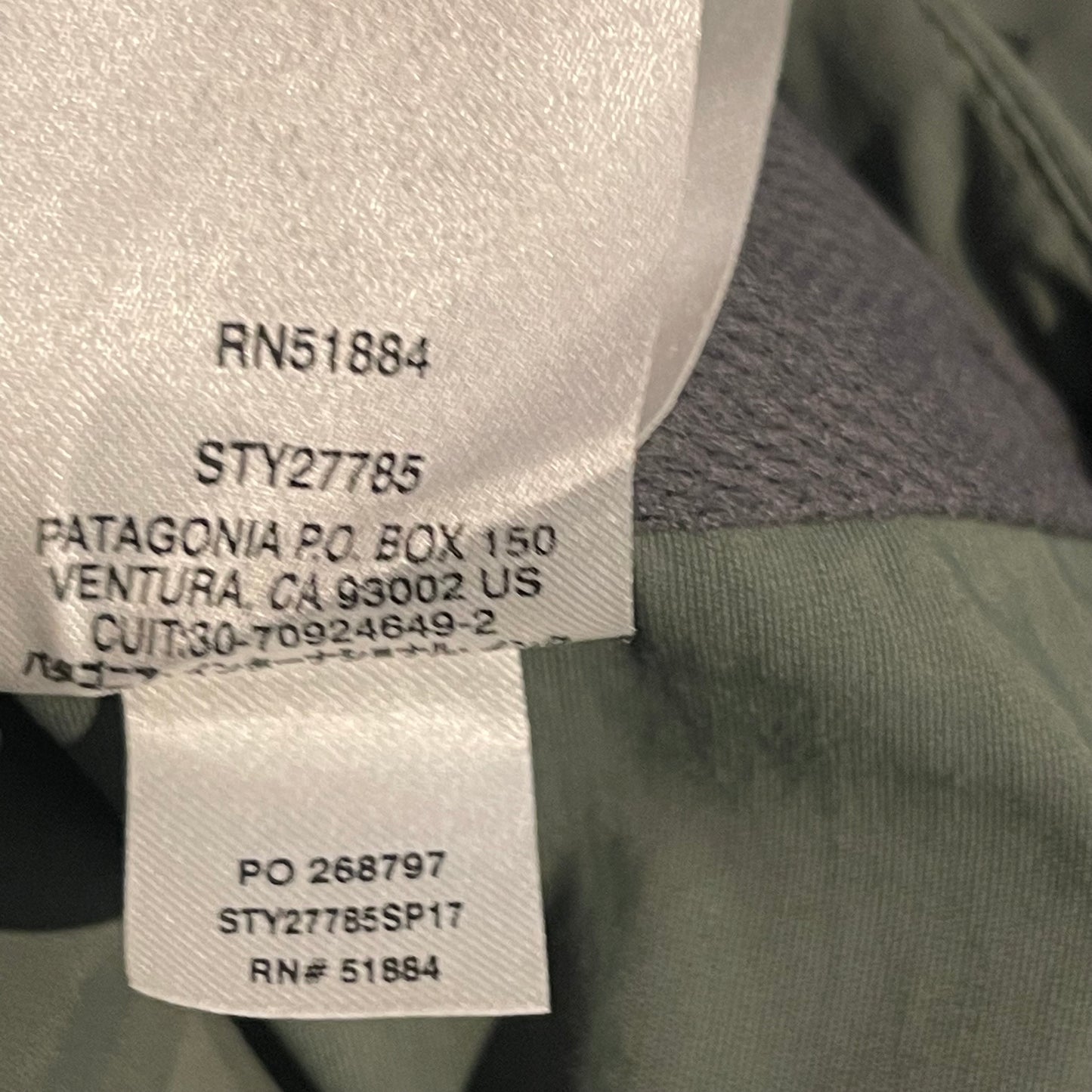 Patagonia Kapuzen Jacke (S bis M Herren ) khaki grün