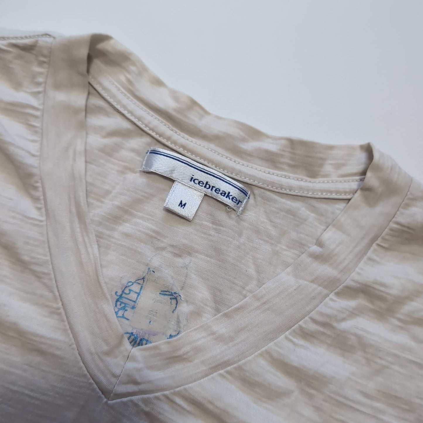 T-Shirt von Icebreaker Merino (M Herren) creme weiß
