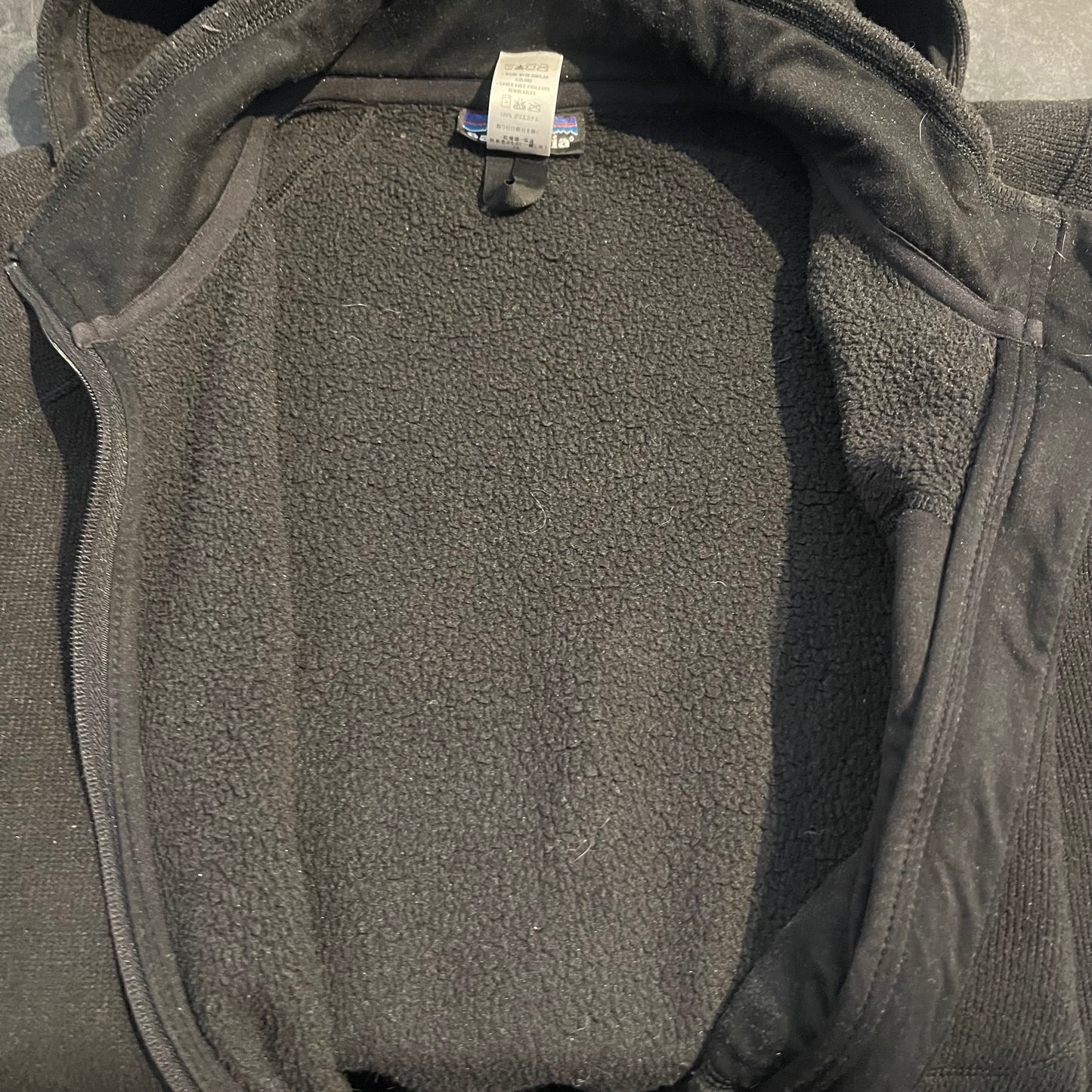 Dicke Fleece Jacke von Patagonia ( L Herren) Better Sweater Hoodie schwarz