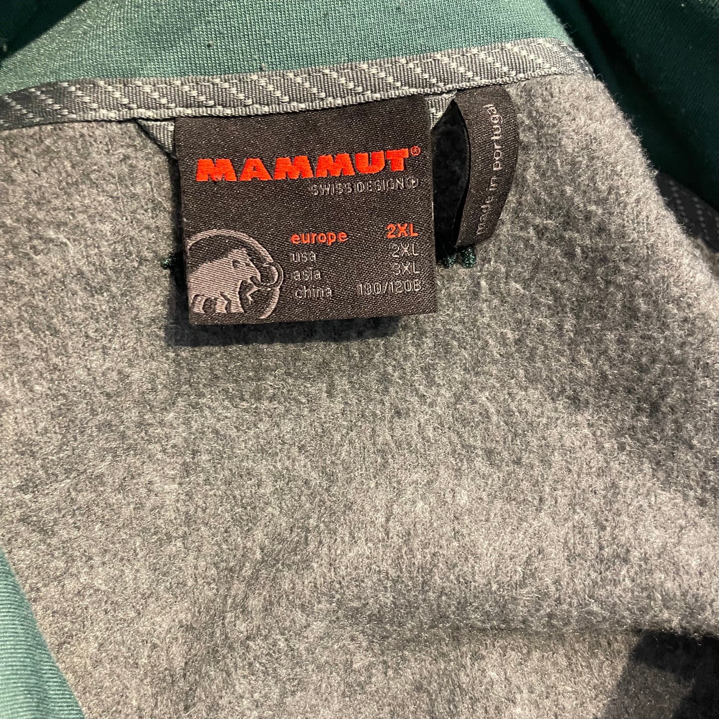 Mammut Strick Jacke mit Wolle (XXL Herren) Funktion Jacke grün