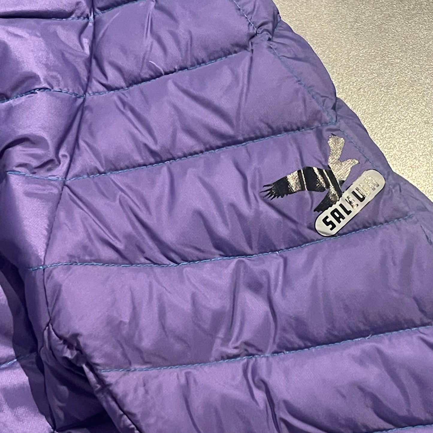 Daunen Jacke Salewa (S Damen) Isolations Steppjacke lila