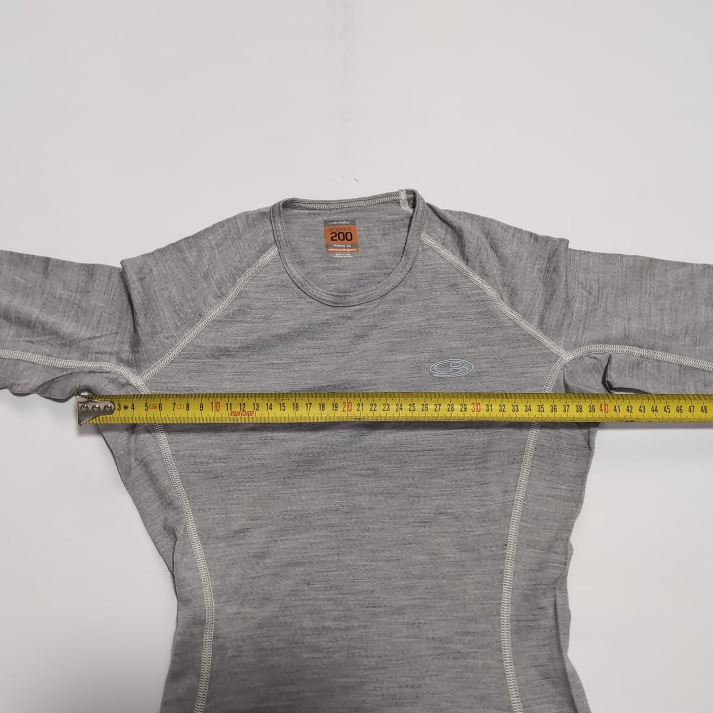 Longsleeve Icebreaker ( XS Damen ) Merino 200 Baselayer grau