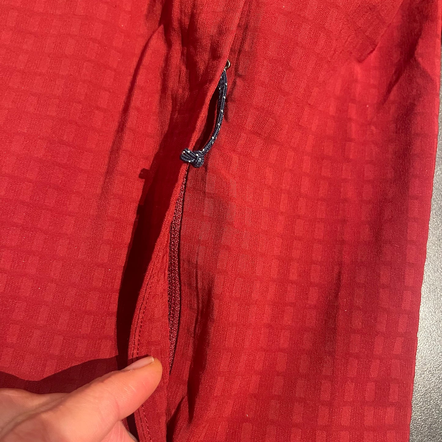 Jacke von Patagonia R1 Air (M Herren) Full-Zip rot