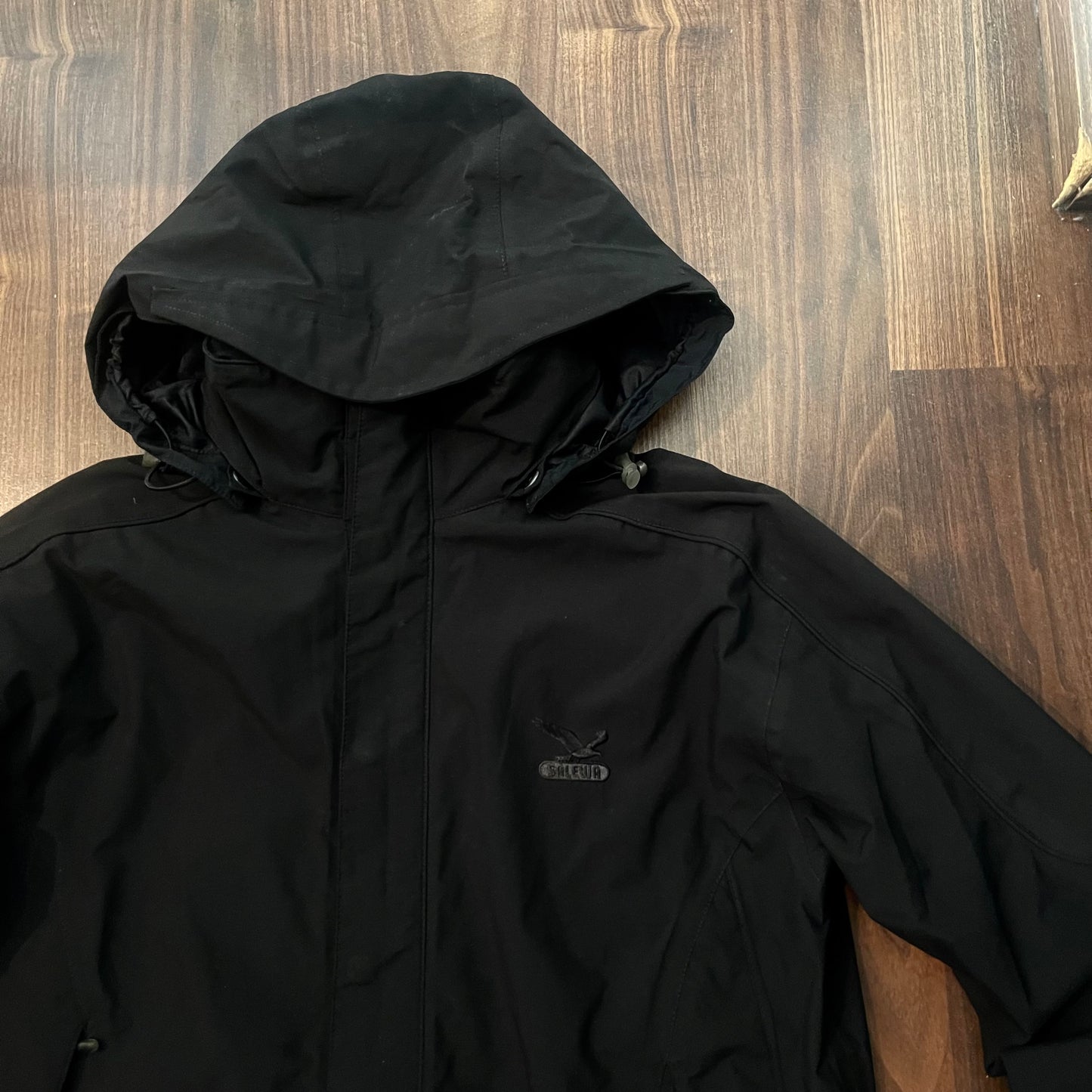 Regen Jacke von Salewa (M Herren) Goretex wasser-, winddicht schwarz