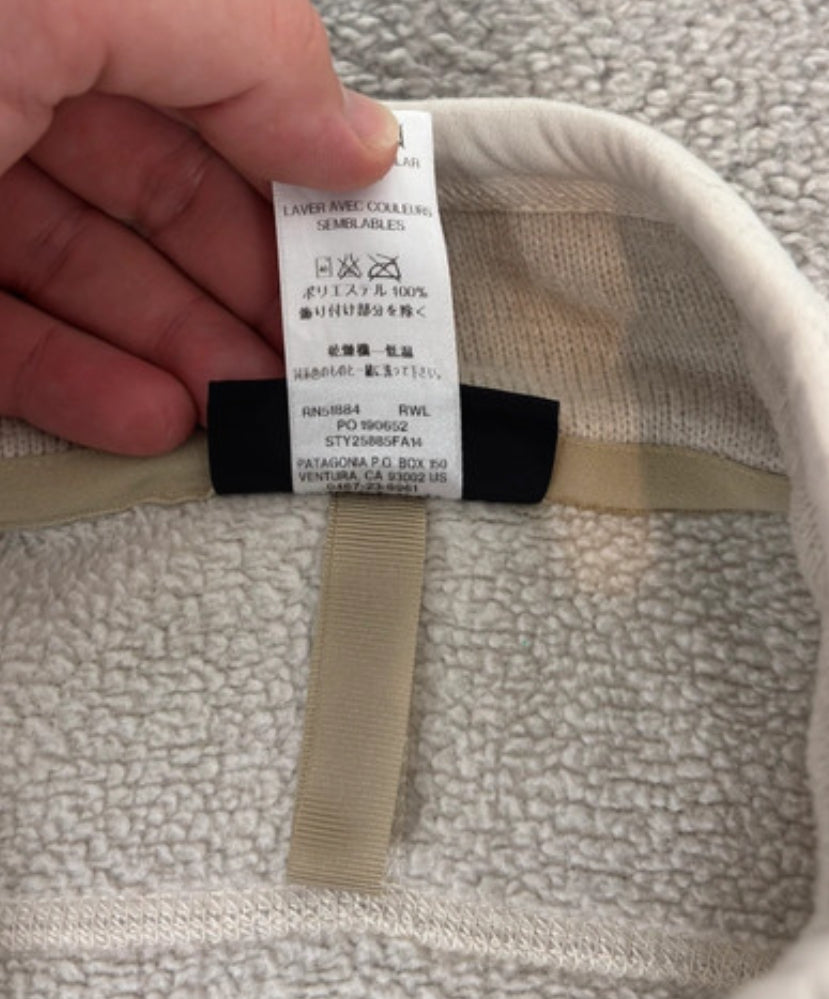 Patagonia Better Sweater Weste (M Damen) Strickoptik Fleece creme