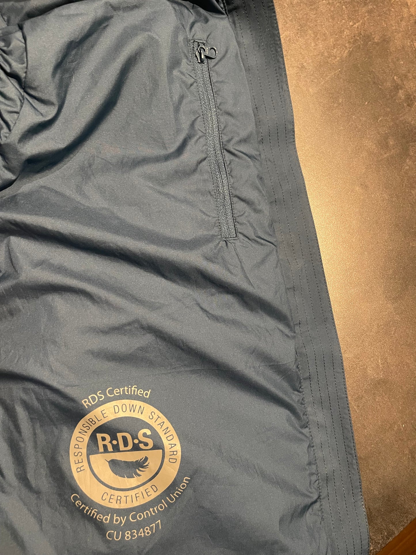 Warme Daunen Weste von Bergans (M Herren) blau