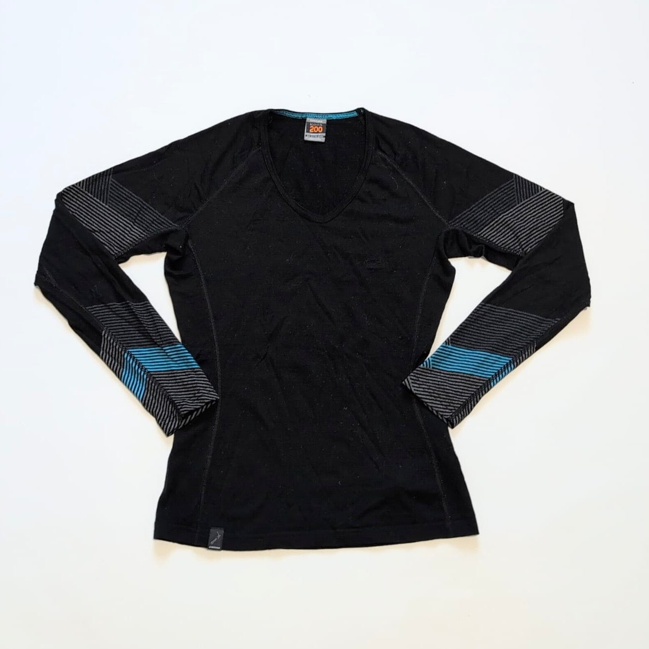 Merino 200 Longsleeve Icebreaker (M Damen) schwarz