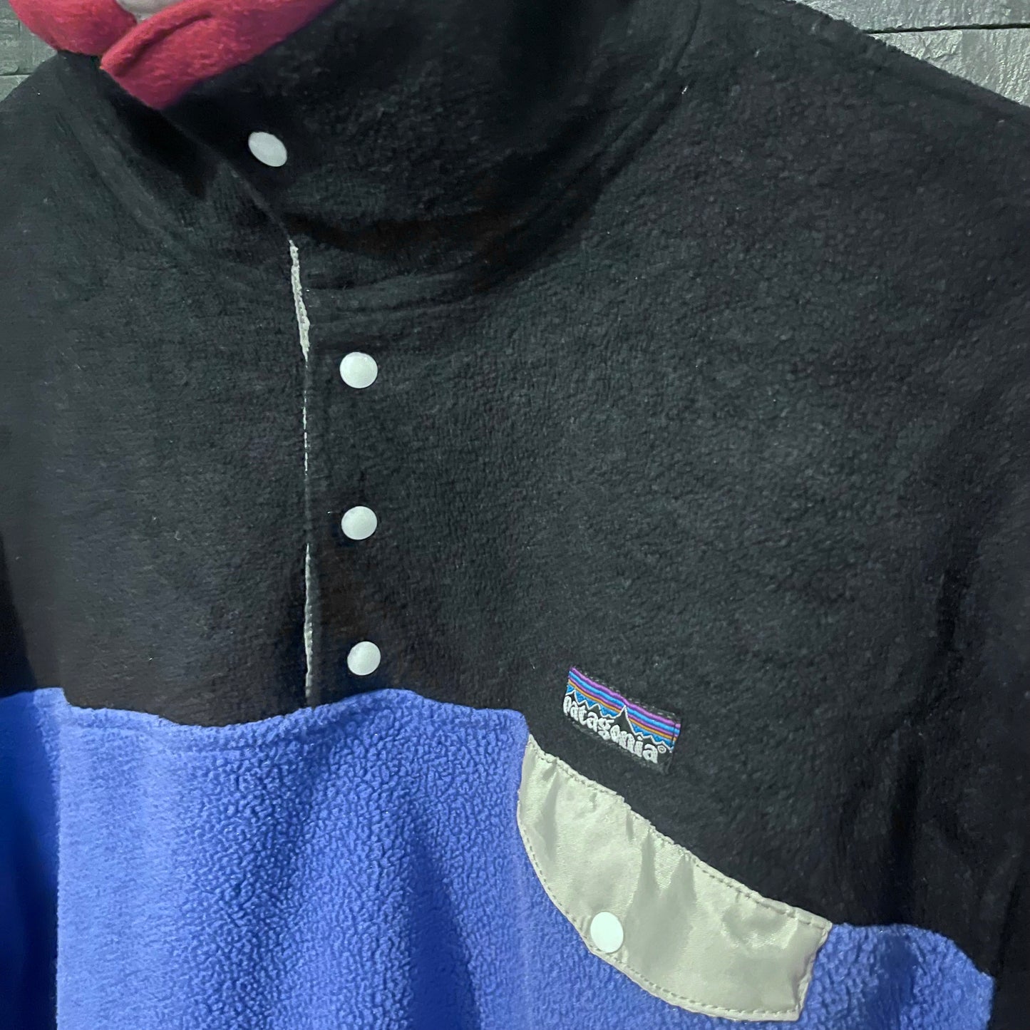 Patagonia Fleece Pullover (L Herren) Sweatshirt Synchilla blau