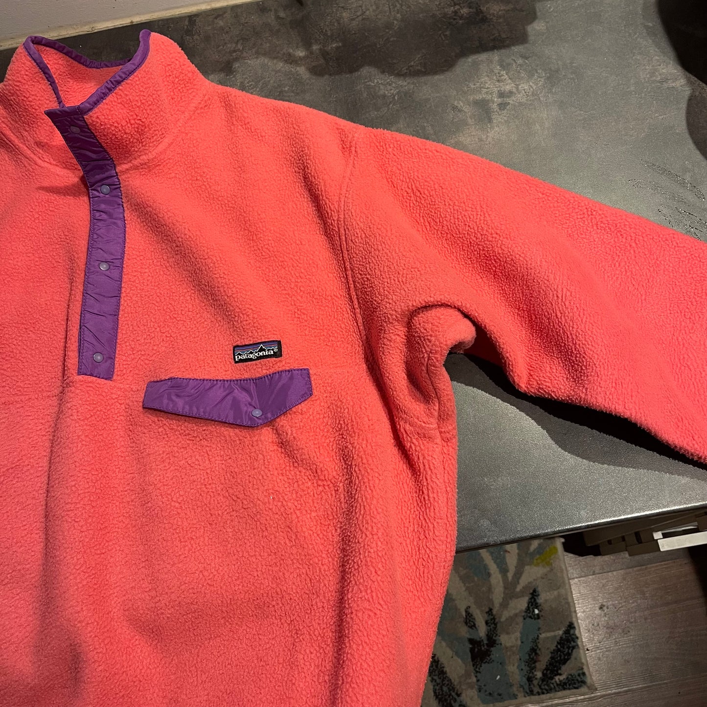 Warmer Fleece Pullover Patagonia Synchilla (XL) rose