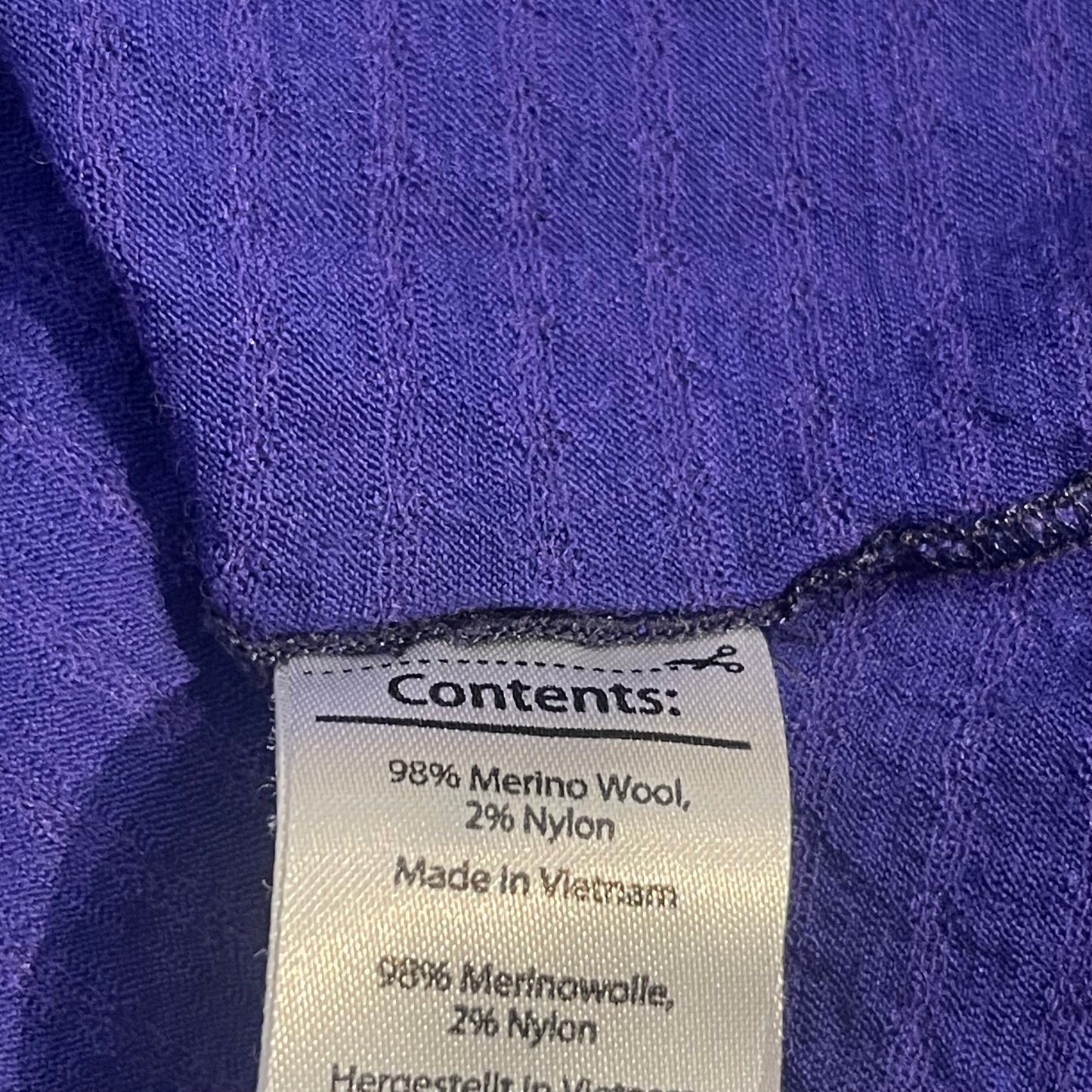 T-Shirt von Smartwool pure Merino (XL Damen) Top blau