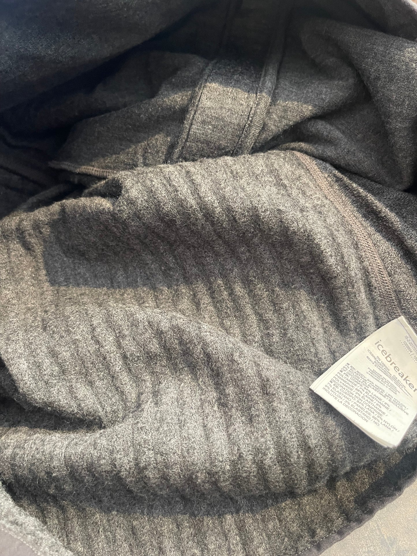 Zip Jacke von Icebreaker Merino (L Damen) grau