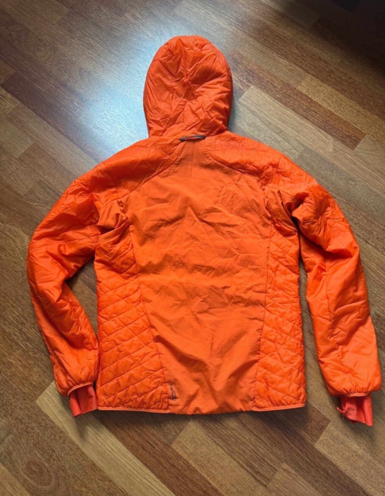 Stepp Jacke von Haglöfs Polartec mit Kapuze (L Herren) orange