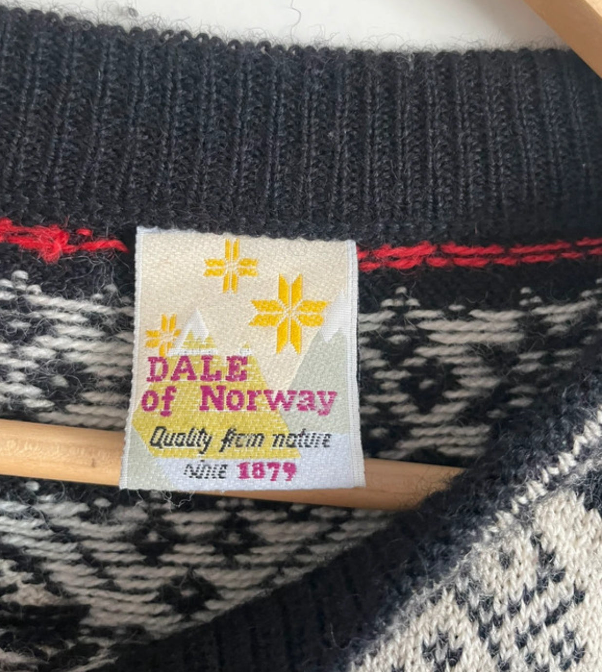 Strick Pullover von Dale of Norway (XL /XXL) schwarz weiß