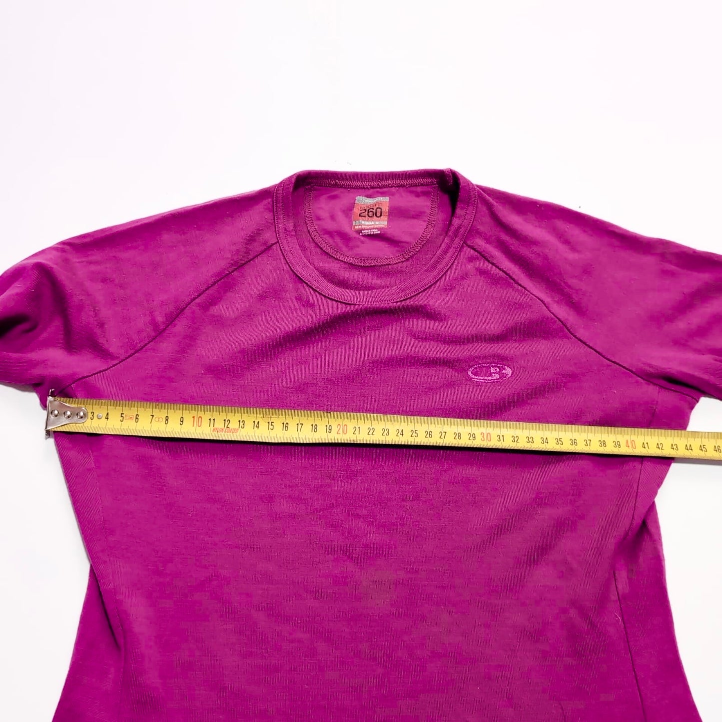 Longsleeve Icebreaker ( M Damen ) Merino 200 Baselayer Magenta pink