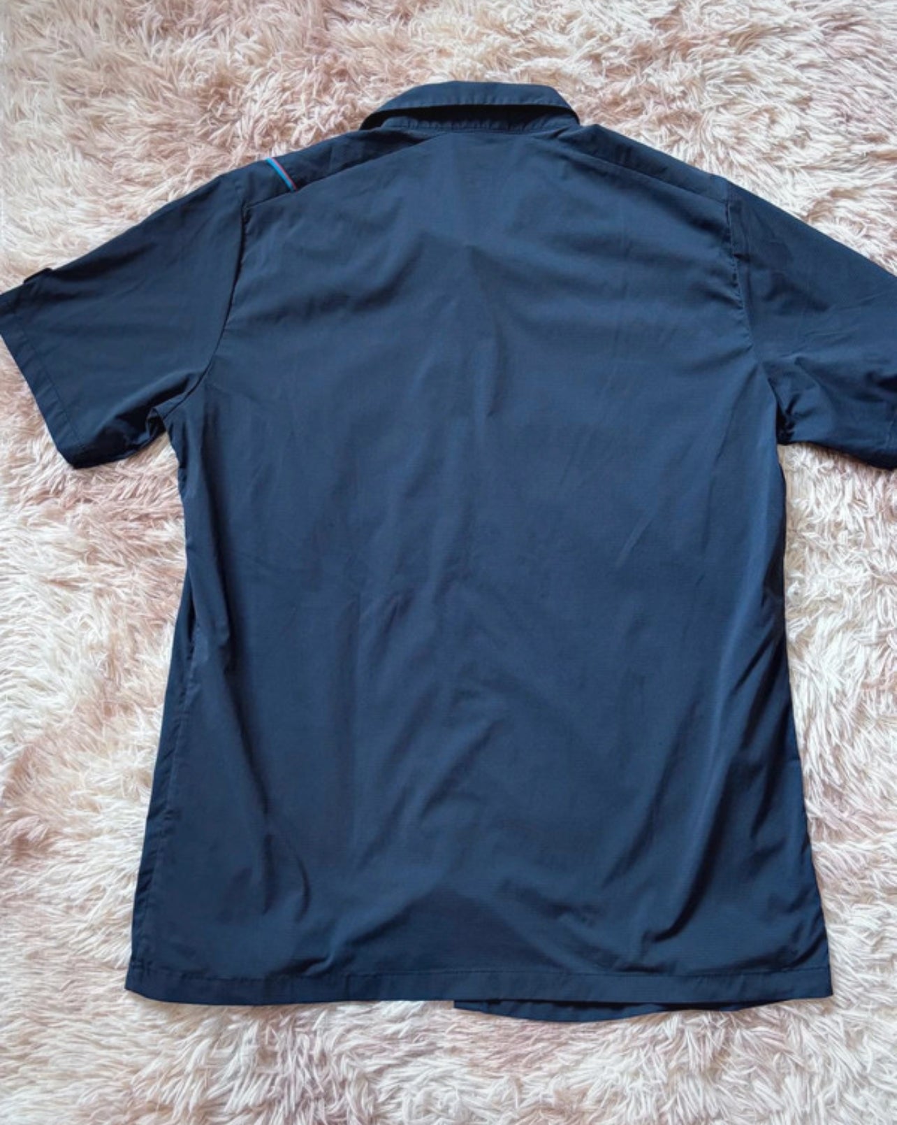 Kurzarm Hemd (L Herren) von Millet dunkelblau Stretch
