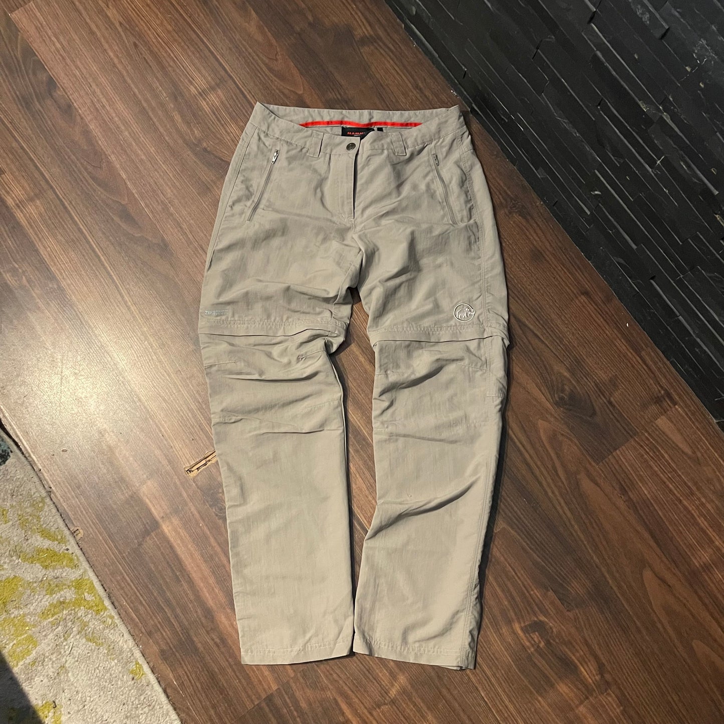 2-in-1 Hose von Mammut (M Damen) Zip-Off wasserabweisend beige
