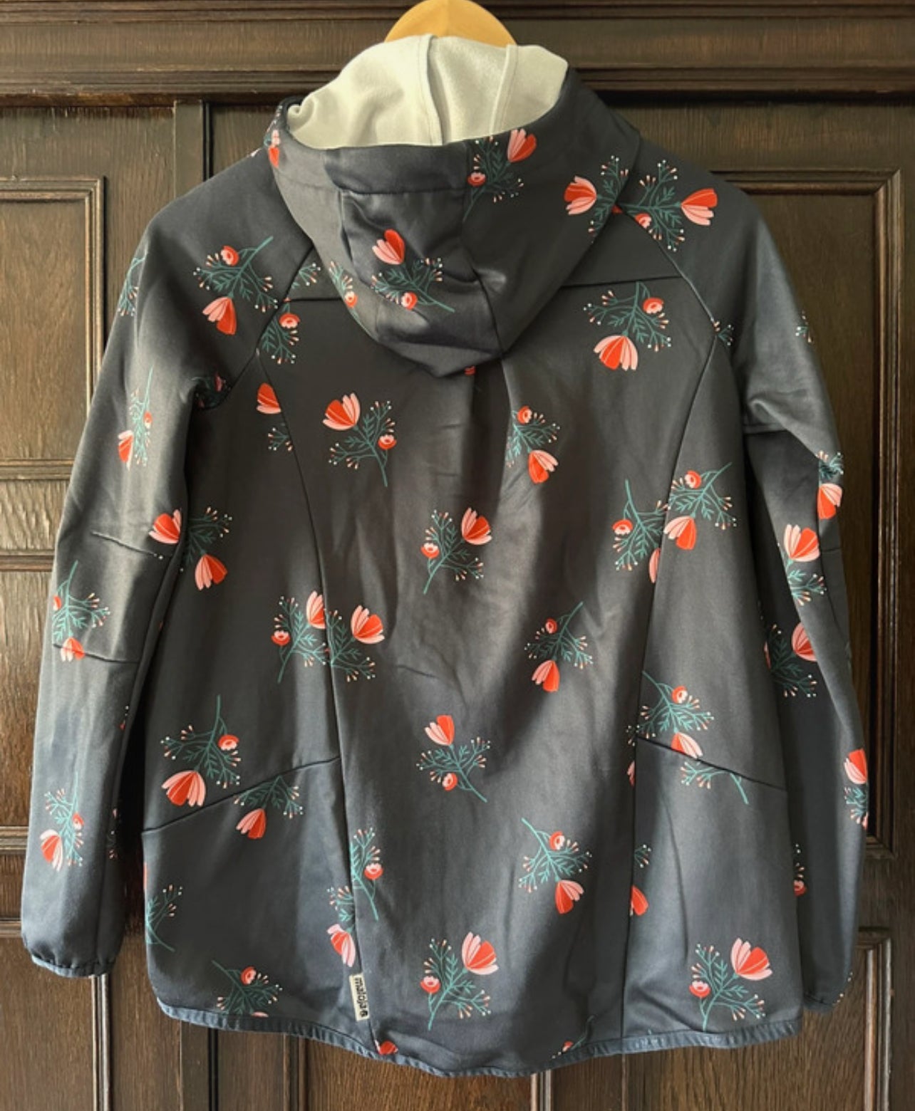 Extraleichte Jacke von Maloja (S Damen) Softshell dunkelblau Blumen Print