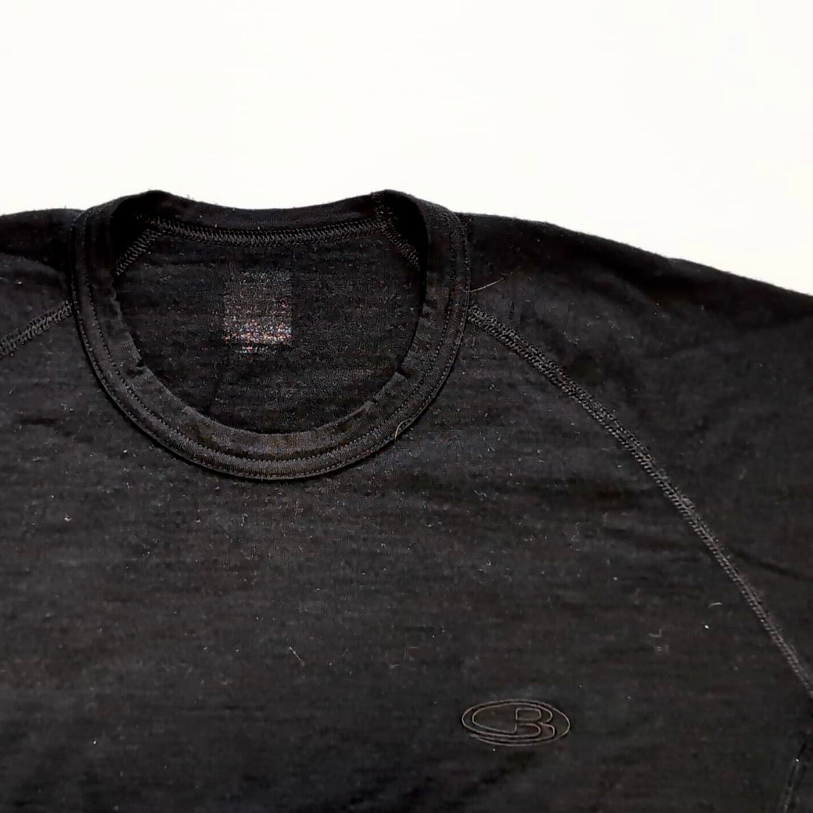 Longsleeve Icebreaker (S bis M Herren) Merino 200 schwarz