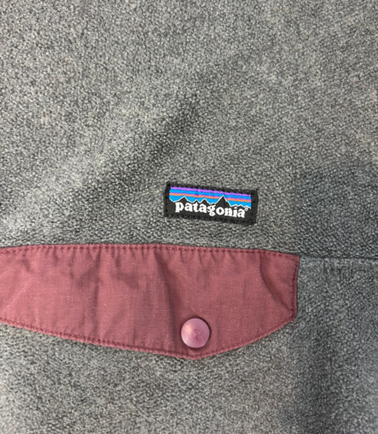 Patagonia Fleece Pullover (L Herren, Unisex) Synchilla grau